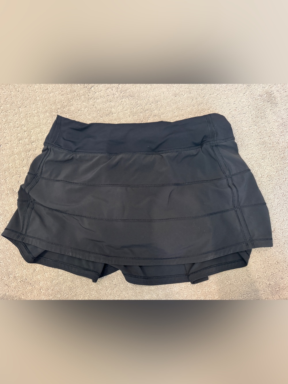 Lululemon Black Athletic Skort with Built-In Shorts
